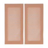 2Pcs Baby Proof Vent Cover Child Proof Safe Soft Silicone for Home Floor Catch Debris Hair Insect Pink