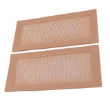 2Pcs Baby Proof Vent Cover Child Proof Safe Soft Silicone for Home Floor Catch Debris Hair Insect Pink - 45-Degree Angle
