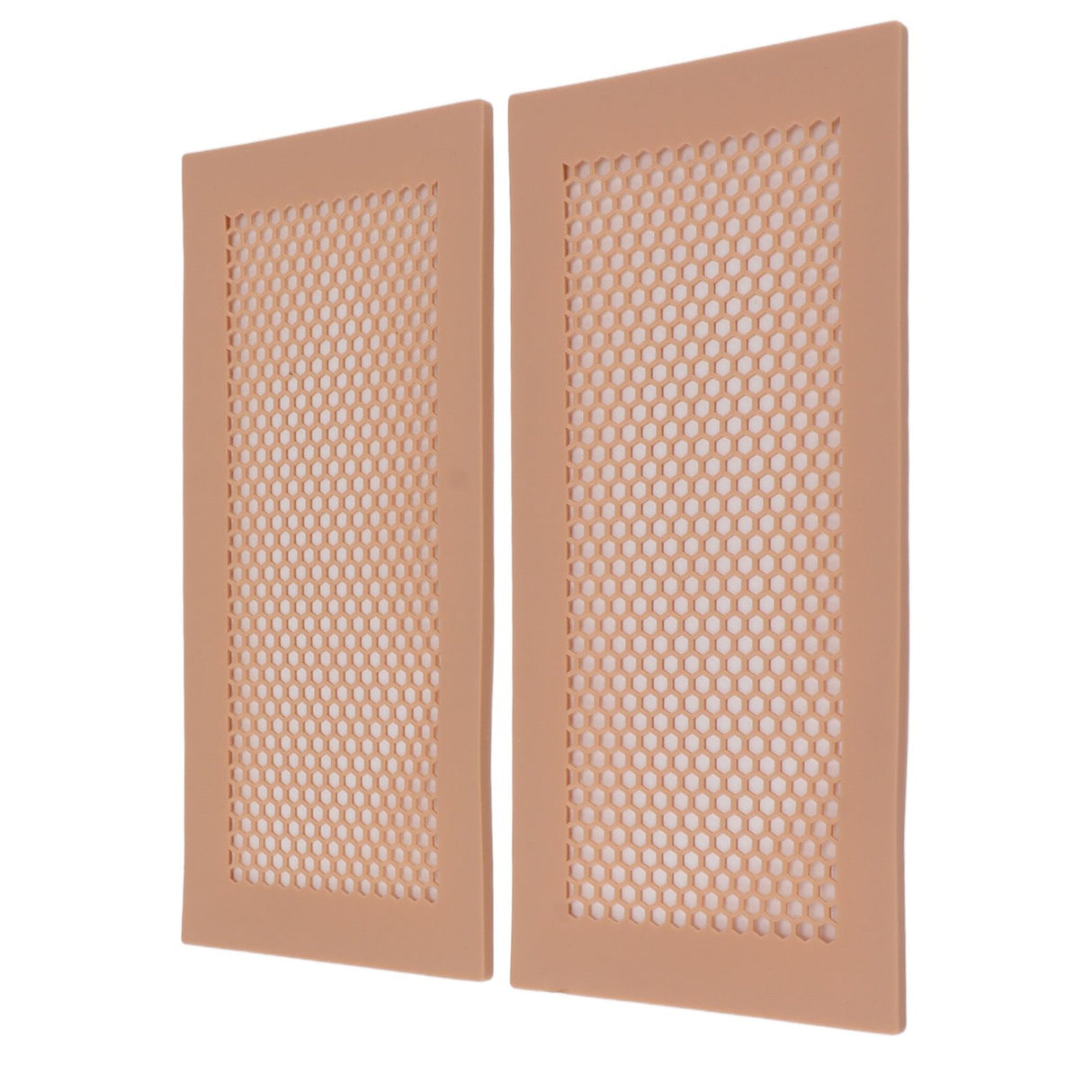 2Pcs Baby Proof Vent Cover Child Proof Safe Soft Silicone for Home Floor Catch Debris Hair Insect Pink