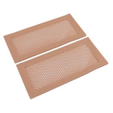 2Pcs Baby Proof Vent Cover Child Proof Safe Soft Silicone for Home Floor Catch Debris Hair Insect Pink