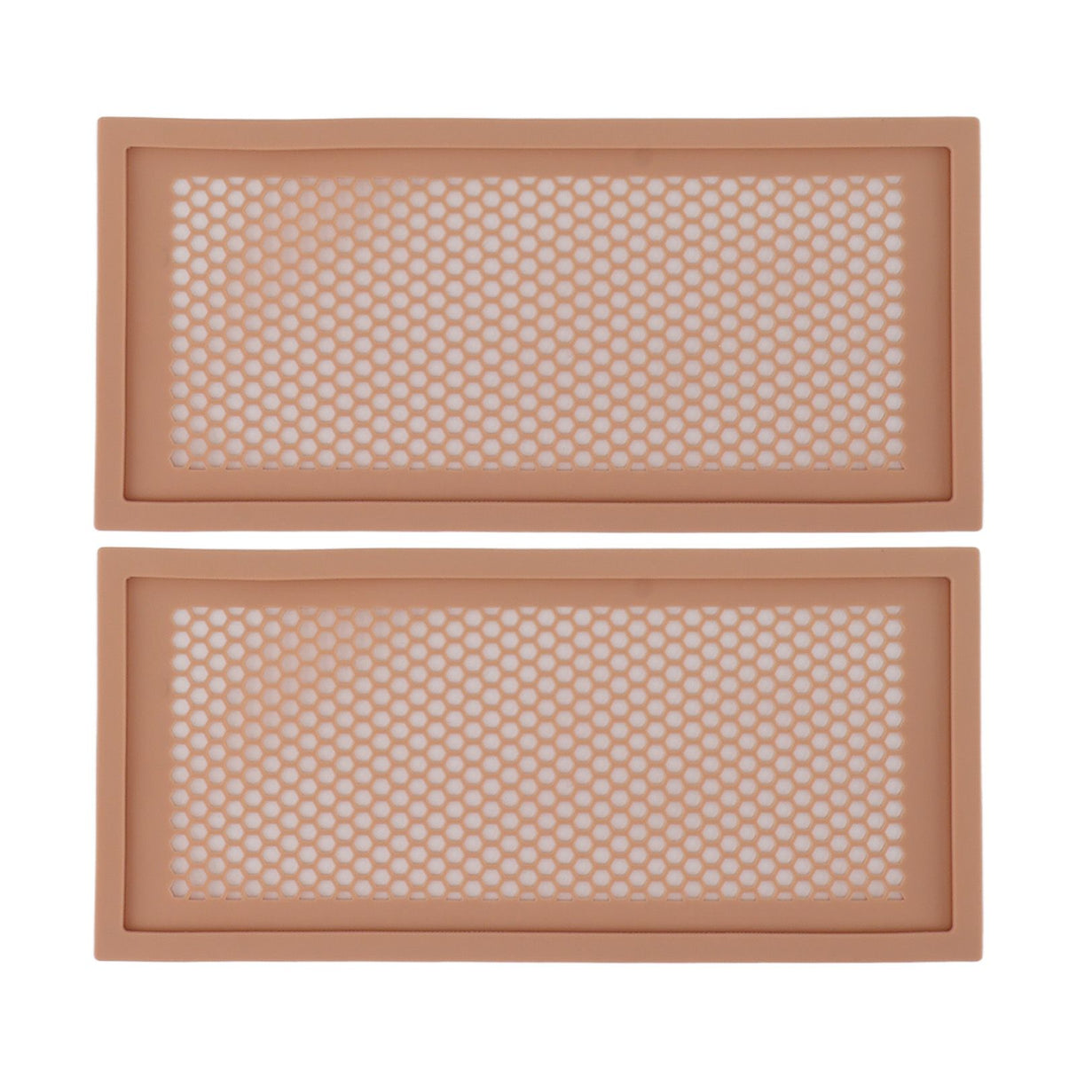 2Pcs Baby Proof Vent Cover Child Proof Safe Soft Silicone for Home Floor Catch Debris Hair Insect Pink
