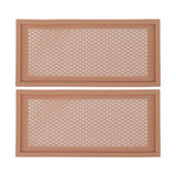2Pcs Baby Proof Vent Cover Child Proof Safe Soft Silicone for Home Floor Catch Debris Hair Insect Pink