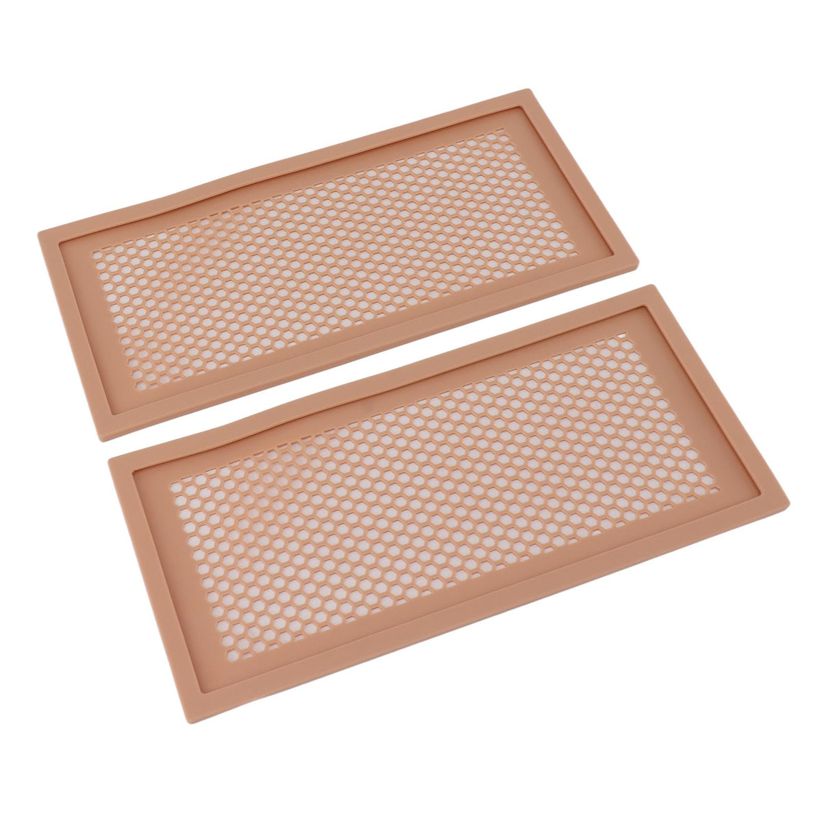 2Pcs Baby Proof Vent Cover Child Proof Safe Soft Silicone for Home Floor Catch Debris Hair Insect Pink