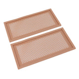 2Pcs Baby Proof Vent Cover Child Proof Safe Soft Silicone for Home Floor Catch Debris Hair Insect Pink