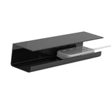 Under Desk Cable Management Tray Reduce Clutter Durability Punch Free Under Desk Power Strip Organizer Black