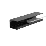 Under Desk Cable Management Tray Reduce Clutter Durability Punch Free Under Desk Power Strip Organizer Black - 45-Degree Angle