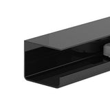 Under Desk Cable Management Tray Reduce Clutter Durability Punch Free Under Desk Power Strip Organizer Black - Extra Image