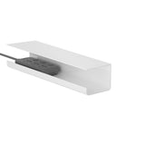 Under Desk Cable Management Tray Reduce Clutter Durability Punch Free Under Desk Power Strip Organizer White - Extra Image