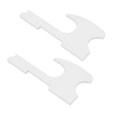 2PCS Lightsaber Stand Wall Mount Holder Acrylic Easy Installation Wand Stand for Wand Cosplay White