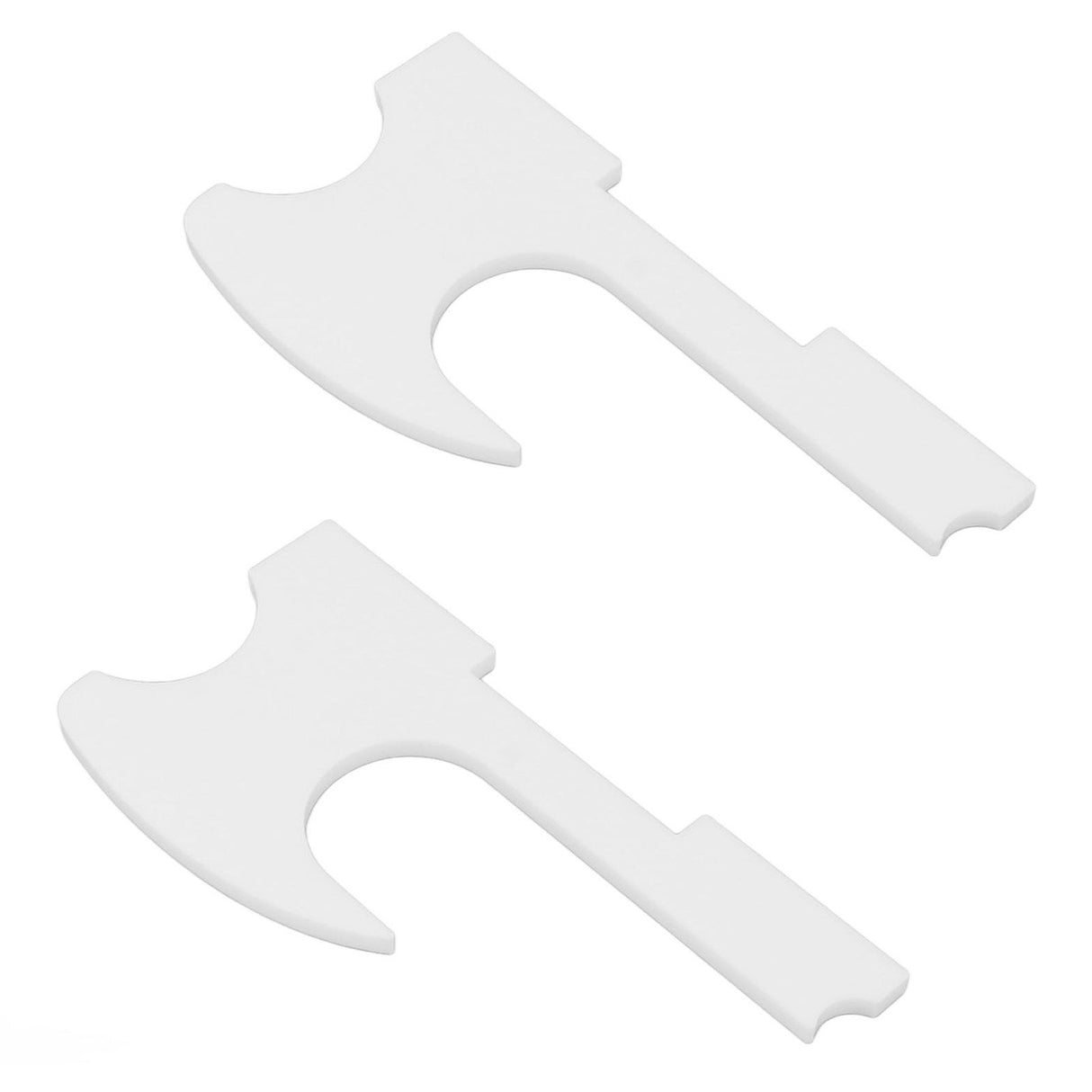 2PCS Lightsaber Stand Wall Mount Holder Acrylic Easy Installation Wand Stand for Wand Cosplay White