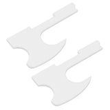 2PCS Lightsaber Stand Wall Mount Holder Acrylic Easy Installation Wand Stand for Wand Cosplay White