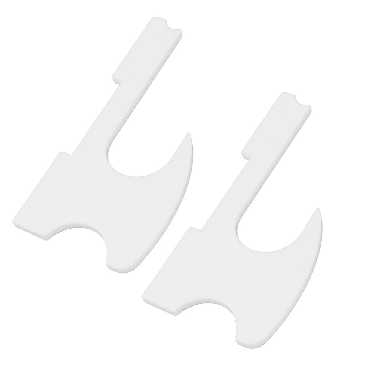 2PCS Lightsaber Stand Wall Mount Holder Acrylic Easy Installation Wand Stand for Wand Cosplay White