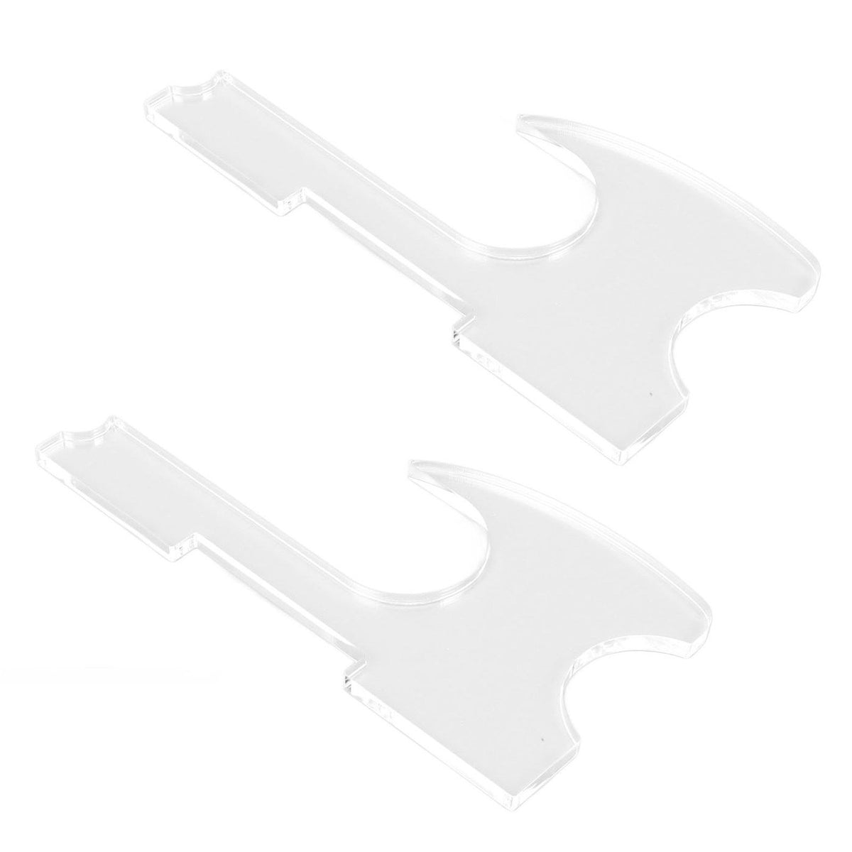2PCS Lightsaber Stand Wall Mount Holder Acrylic Easy Installation Wand Stand for Wand Cosplay Transparent