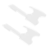 2PCS Lightsaber Stand Wall Mount Holder Acrylic Easy Installation Wand Stand for Wand Cosplay Transparent