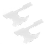 2PCS Lightsaber Stand Wall Mount Holder Acrylic Easy Installation Wand Stand for Wand Cosplay Transparent - 45-Degree Angle
