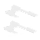 2PCS Lightsaber Stand Wall Mount Holder Acrylic Easy Installation Wand Stand for Wand Cosplay Transparent