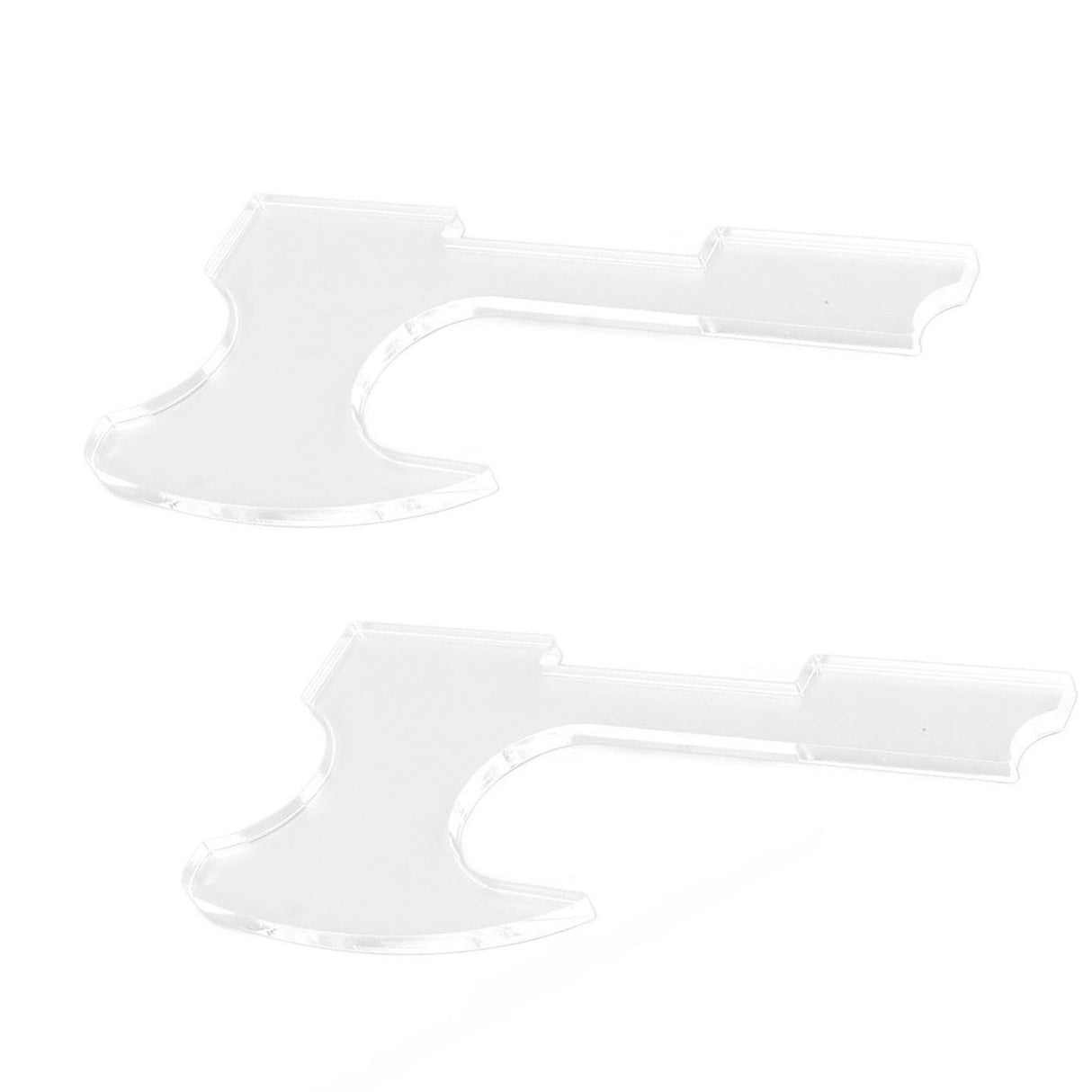 2PCS Lightsaber Stand Wall Mount Holder Acrylic Easy Installation Wand Stand for Wand Cosplay Transparent