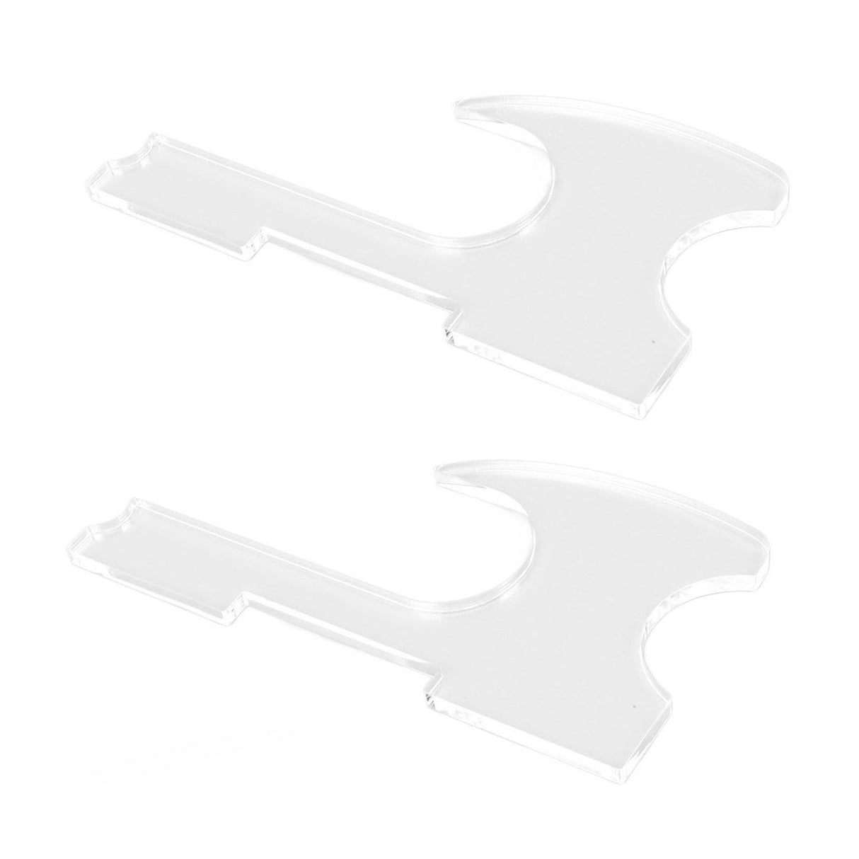 2PCS Lightsaber Stand Wall Mount Holder Acrylic Easy Installation Wand Stand for Wand Cosplay Transparent