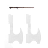 2PCS Lightsaber Stand Wall Mount Holder Acrylic Easy Installation Wand Stand for Wand Cosplay Transparent - Extra Image