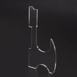 2PCS Lightsaber Stand Wall Mount Holder Acrylic Easy Installation Wand Stand for Wand Cosplay Transparent
