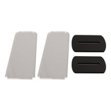 2Pcs Acrylic Boxing Glove Stand Vertical Boxing Glove Display Stand Acrylic Gloves Holder Black