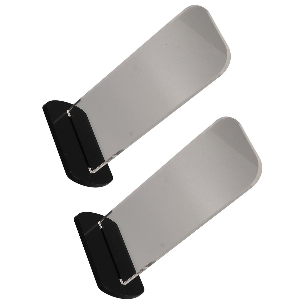 2Pcs Acrylic Boxing Glove Stand Vertical Boxing Glove Display Stand Acrylic Gloves Holder Black