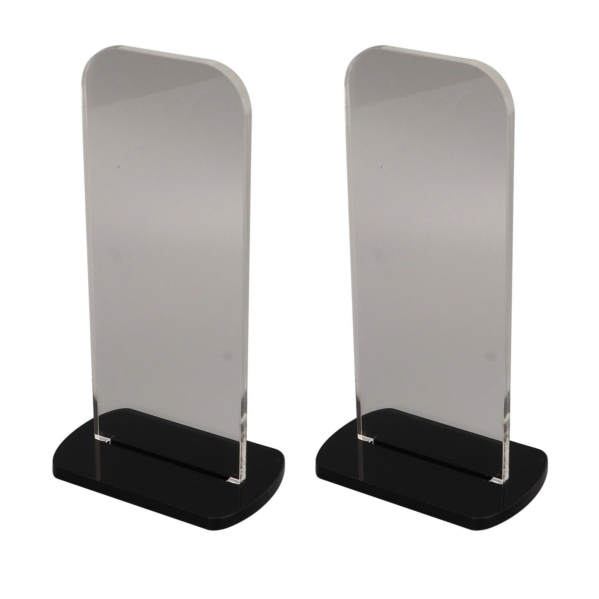 2Pcs Acrylic Boxing Glove Stand Vertical Boxing Glove Display Stand Acrylic Gloves Holder Black