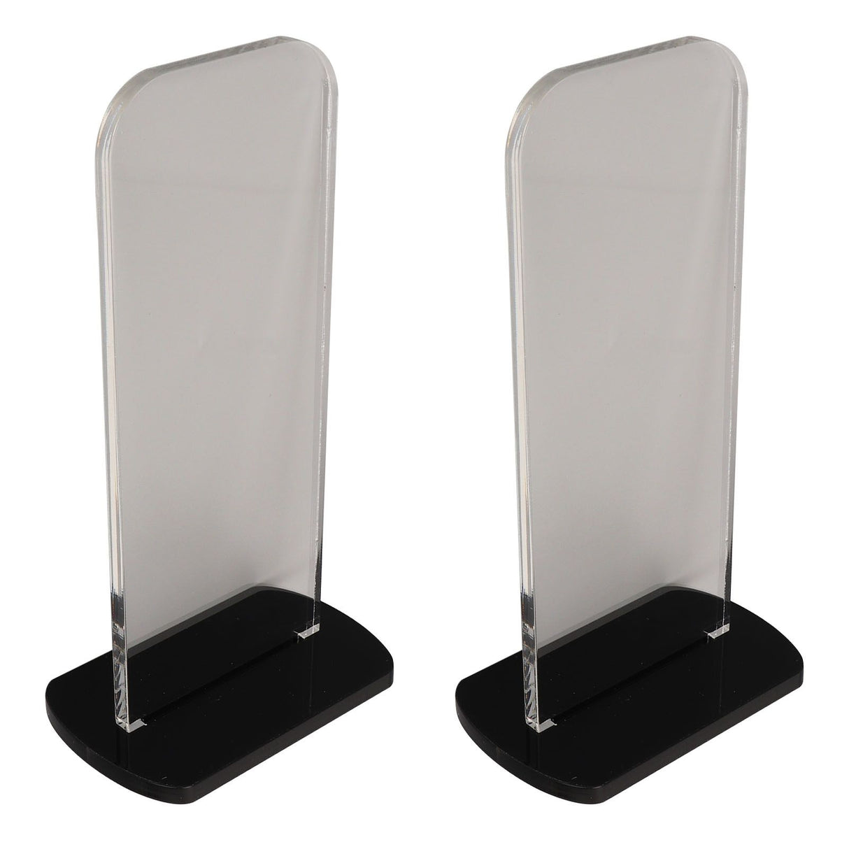 2Pcs Acrylic Boxing Glove Stand Vertical Boxing Glove Display Stand Acrylic Gloves Holder Black