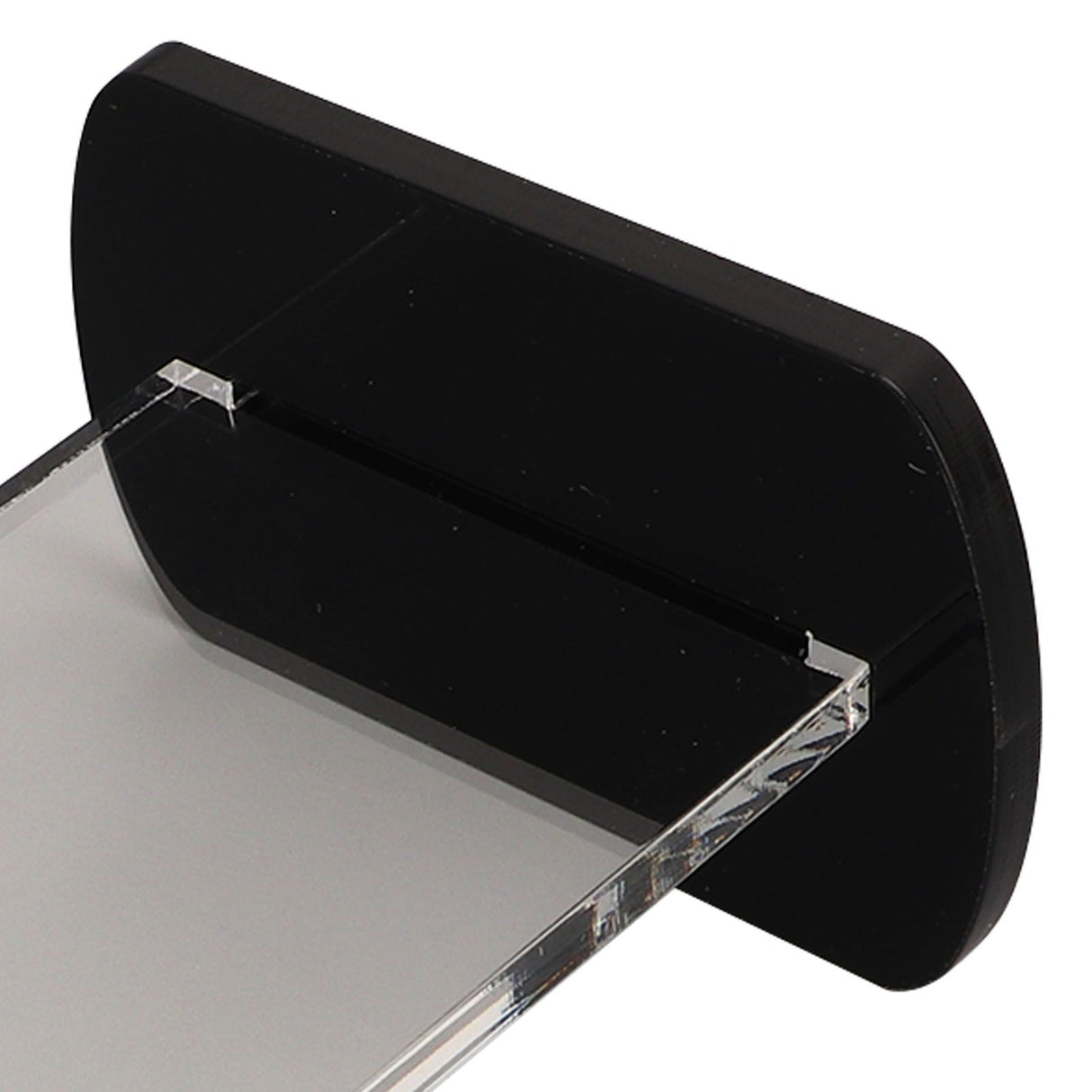 2Pcs Acrylic Boxing Glove Stand Vertical Boxing Glove Display Stand Acrylic Gloves Holder Black