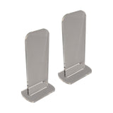2Pcs Acrylic Boxing Glove Stand Vertical Boxing Glove Display Stand Acrylic Gloves Holder Transparent - Front View