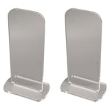 2Pcs Acrylic Boxing Glove Stand Vertical Boxing Glove Display Stand Acrylic Gloves Holder Transparent - Top-Down View