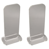 2Pcs Acrylic Boxing Glove Stand Vertical Boxing Glove Display Stand Acrylic Gloves Holder Transparent