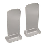 2Pcs Acrylic Boxing Glove Stand Vertical Boxing Glove Display Stand Acrylic Gloves Holder Transparent - Rear View