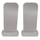 2Pcs Acrylic Boxing Glove Stand Vertical Boxing Glove Display Stand Acrylic Gloves Holder Transparent
