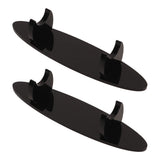 2PCS Pen Holder Display Stand Acrylic Desktop Pen Showcase Rack Organizer for Makeup Brush Paintbrush Home School Office Black