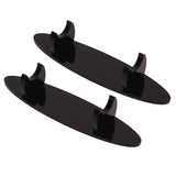 2PCS Pen Holder Display Stand Acrylic Desktop Pen Showcase Rack Organizer for Makeup Brush Paintbrush Home School Office Black