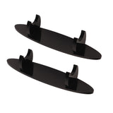 2PCS Pen Holder Display Stand Acrylic Desktop Pen Showcase Rack Organizer for Makeup Brush Paintbrush Home School Office Black