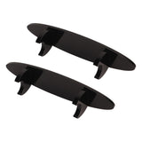 2PCS Pen Holder Display Stand Acrylic Desktop Pen Showcase Rack Organizer for Makeup Brush Paintbrush Home School Office Black