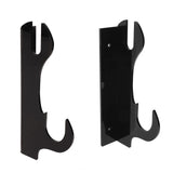2 Pcs Samurai Knife Holder Wall Mounted Samurai Sword Holder Sword Wall Display Rack Black - Extra Image