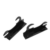 2 Pcs Samurai Knife Holder Wall Mounted Samurai Sword Holder Sword Wall Display Rack Black