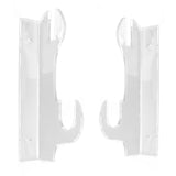 2 Pcs Samurai Knife Holder Wall Mounted Samurai Sword Holder Sword Wall Display Rack Transparent