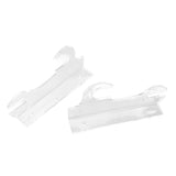 2 Pcs Samurai Knife Holder Wall Mounted Samurai Sword Holder Sword Wall Display Rack Transparent