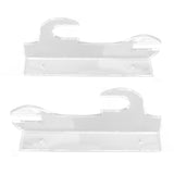 2 Pcs Samurai Knife Holder Wall Mounted Samurai Sword Holder Sword Wall Display Rack Transparent - Close-Up Angle