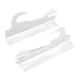 2 Pcs Samurai Knife Holder Wall Mounted Samurai Sword Holder Sword Wall Display Rack Transparent - Extra Image