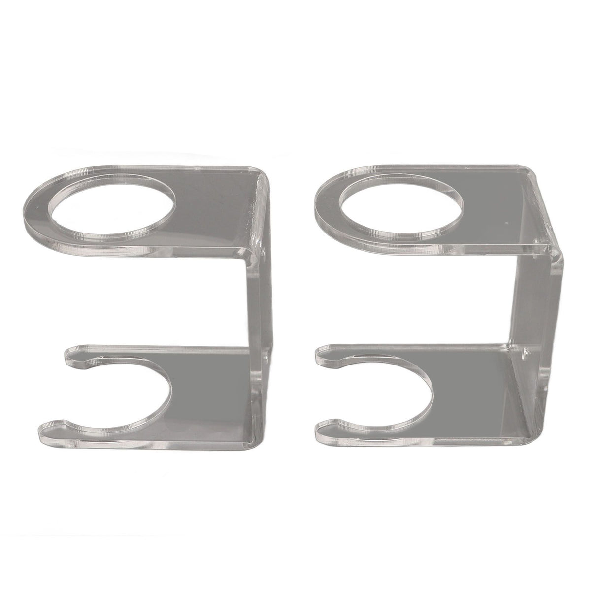2PCS Baseball Bat Wall Stand Acrylic Wall Mounted Ball Holder Rack Baseball Bat Display Shelf for Home Stadium Office Collection Transparent