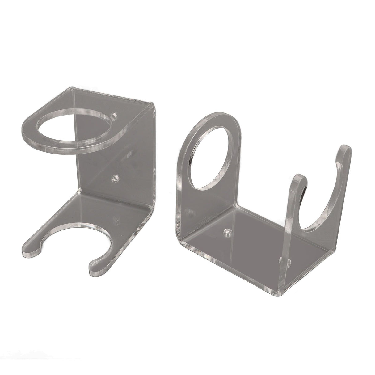 2PCS Baseball Bat Wall Stand Acrylic Wall Mounted Ball Holder Rack Baseball Bat Display Shelf for Home Stadium Office Collection Transparent