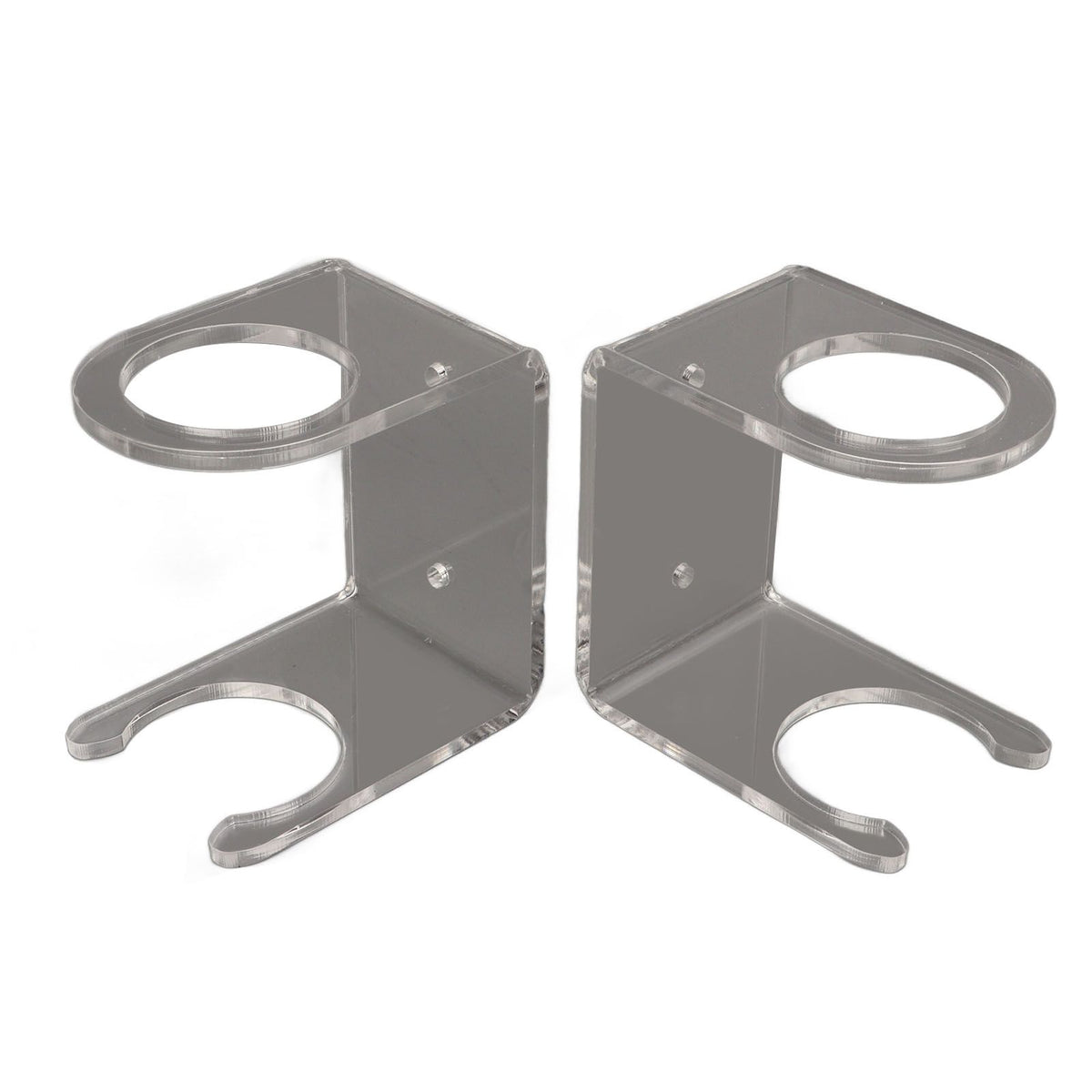 2PCS Baseball Bat Wall Stand Acrylic Wall Mounted Ball Holder Rack Baseball Bat Display Shelf for Home Stadium Office Collection Transparent