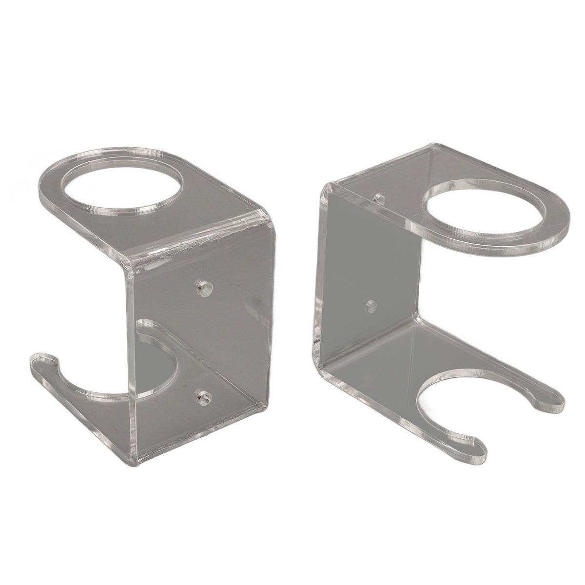 2PCS Baseball Bat Wall Stand Acrylic Wall Mounted Ball Holder Rack Baseball Bat Display Shelf for Home Stadium Office Collection Transparent