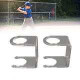 2PCS Baseball Bat Wall Stand Acrylic Wall Mounted Ball Holder Rack Baseball Bat Display Shelf for Home Stadium Office Collection Transparent