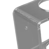 2PCS Baseball Bat Wall Stand Acrylic Wall Mounted Ball Holder Rack Baseball Bat Display Shelf for Home Stadium Office Collection Transparent